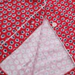 لباس خواب زنانه کوزا مدل دکمه دار کد 9118-MY-K رنگ قرمز