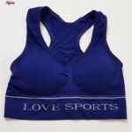 نیم تنه ورزشی زنانه ماییلدا مدل بدون فنر پددار ماساژوری کد 4635 رنگ آبی