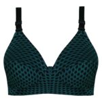 سوتین زنانه مدل بدون فنر کد 4651 رنگ سبز کله غازی