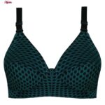 سوتین زنانه مدل بدون فنر کد 4651 رنگ سبز کله غازی