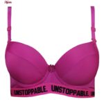 ست شورت و سوتین زنانه مدل دکلته فنردار پوش آپ کد 4626-1 رنگ سرخابی