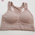 نیم تنه ورزشی زنانه ماییلدا مدل بدون فنر پددار ماساژوری کد 4635 رنگ صورتی روشن