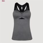 تاپ ورزشی زنانه کد 4500-MY-T رنگ طوسی