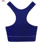 نیم تنه ورزشی زنانه ماییلدا مدل بدون فنر پددار ماساژوری کد 4635 رنگ آبی
