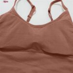 نیم تنه ورزشی زنانه آینا مدل بدون فنر پددار کد 4634-30010 رنگ آجری