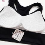 نیم تنه ورزشی زنانه ماییلدا مدل بدون فنر پددار ماساژوری کد 4635 رنگ مشکی