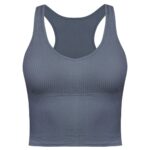 کراپتاپ زنانه ماییلدا مدل پددار کد 4637 رنگ آبی نفتی