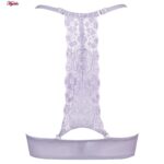 سوتین زنانه پینک دیر مدل دو حالته فنر دار کد 4642 رنگ یاسی