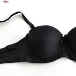 سوتین زنانه ماییلدا مدل دکلته پوش آپ فنردار کد 4643 رنگ مشکی