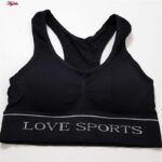 نیم تنه ورزشی زنانه ماییلدا مدل بدون فنر پددار ماساژوری کد 4635 رنگ مشکی