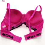 سوتین زنانه مدل پوش آپ دکلته فنردار کد 4628 رنگ سرخابی