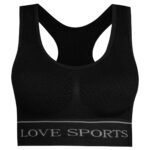 نیم تنه ورزشی زنانه ماییلدا مدل بدون فنر پددار ماساژوری کد 4635 رنگ مشکی