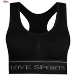 نیم تنه ورزشی زنانه ماییلدا مدل بدون فنر پددار ماساژوری کد 4635 رنگ مشکی