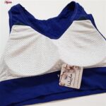 نیم تنه ورزشی زنانه ماییلدا مدل بدون فنر پددار ماساژوری کد 4635 رنگ آبی