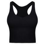 کراپ‌تاپ زنانه ماییلدا مدل پددار کد 4637 رنگ مشکی