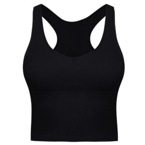 کراپ‌تاپ زنانه ماییلدا مدل پددار کد 4637 رنگ مشکی