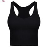 کراپ‌تاپ زنانه ماییلدا مدل پددار کد 4637 رنگ مشکی