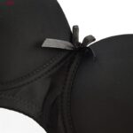 سوتین زنانه ماییلدا مدل دکلته پوش آپ فنردار کد 4643 رنگ مشکی