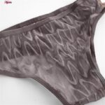 ست شورت و سوتین زنانه کارنا رز مدل گیپوری فنردار کد 4672-3001 رنگ قهوه ای