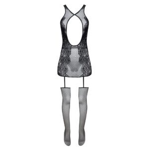 لباس خواب زنانه ماییلدا مدل فانتزی کد 4622-5004 رنگ مشکی