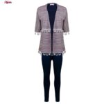 ست 3 تکه لباس زنانه زنانه کوزا مدل 4601-003-5