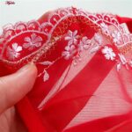 شورت زنانه ماییلدا مدل گیپوری کد 4654 رنگ قرمز