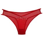 شورت زنانه ماییلدا مدل گیپوری کد 4654 رنگ قرمز