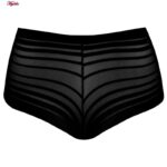 شورت زنانه ماریلین مدل گیپوری کد 4650-7201 رنگ مشکی