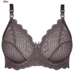 ست شورت و سوتین زنانه کارنا رز مدل گیپوری فنردار کد 4672-3001 رنگ قهوه ای