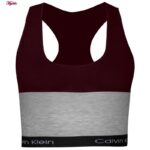 نیم تنه زنانه مدل بدون فنر بدون پد کد 4420-5-MY رنگ زرشکی