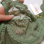 ست شورت و سوتین زنانه کارنا رز مدل گیپوری فنردار کد 4672-3001 رنگ سبز