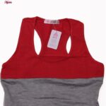نیم تنه زنانه مدل بدون فنر بدون پد کد 4420-1-MY رنگ قرمز