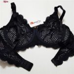 ست شورت و سوتین زنانه کارنا رز مدل گیپوری فنردار کد 4672-3001 رنگ مشکی