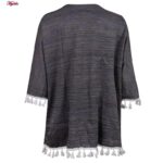 ست 3 تکه لباس زنانه کوزا مدل 4601-003-4 رنگ خاکستری تیره