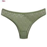 ست شورت و سوتین زنانه کارنا رز مدل گیپوری فنردار کد 4672-3001 رنگ سبز