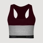 نیم تنه زنانه مدل بدون فنر بدون پد کد 4420-5-MY رنگ زرشکی