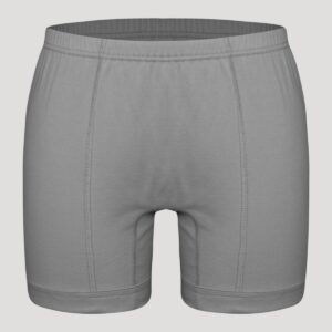 شورت مردانه ماییلدا مدل پادار پنبه ای کد 4702 رنگ طوسی