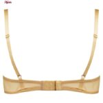 ست شورت و سوتین زنانه پدلی مدل فنردار گیپوری کد 4694 رنگ کرم