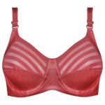 سوتین زنانه کارنا رز مدل فنردار کد 4677-413 رنگ گلبهی