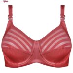 سوتین زنانه کارنا رز مدل فنردار کد 4677-413 رنگ گلبهی