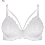 ست شورت و سوتین زنانه کارنا رز مدل گیپوری هارنس فنردار کد 4673-3150 رنگ سفید