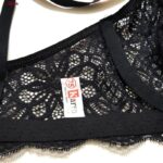 سوتین زنانه کارنا رز مدل فنردار هارنس ستاره ای کد 4679-315-4 رنگ مشکی