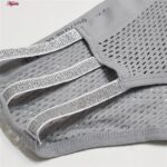 شورت زنانه ماییلدا مدل زنبوری بغل کش دار کد 4698-8863 رنگ طوسی