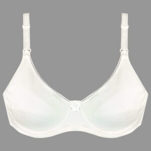 سوتین شیردهی مدل فنردار کد 3804 رنگ سفید