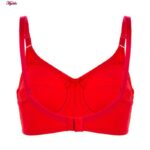 ست شورت و سوتین زنانه لین مدل بدون فنر کد 4682-419 رنگ قرمز