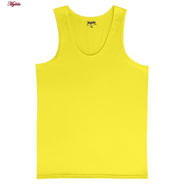 زیرپوش رکابی مردانه ماییلدا مدل پنبه ای کد 4712 رنگ زرد