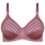 سوتین زنانه کارنا رز مدل فنردار کد 4677-413 رنگ کالباسی