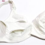 سوتین شیردهی مدل فنردار کد 3804 رنگ سفید