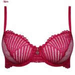 ست شورت و سوتین زنانه میسا مدل فنردار گیپوری کد 4735-6115 رنگ سرخابی