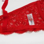 سوتین زنانه کارنا رز مدل فنردار هارنس ستاره ای کد 4679-315-4 رنگ قرمز